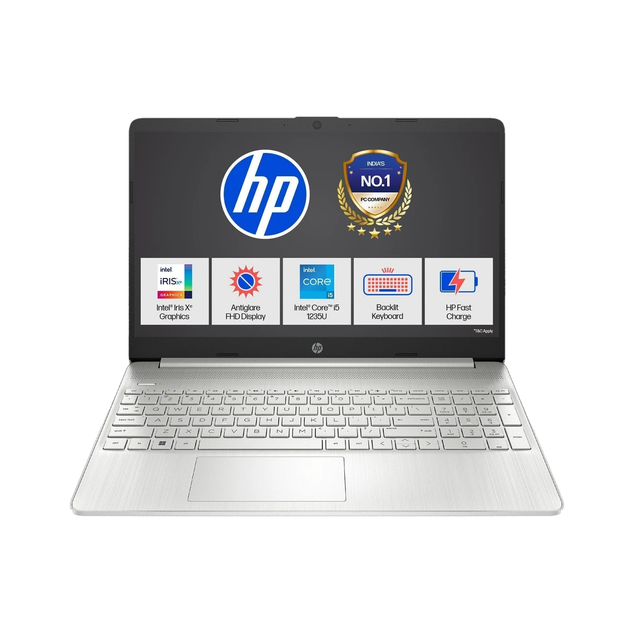 HP 15s (12th Gen Intel Core i5, 16GB RAM, 512GB SSD) 15.6 इंच FHD लैपटॉप - ब्रांड न्यू (Amazon / Flipkart स्पेशल डील)