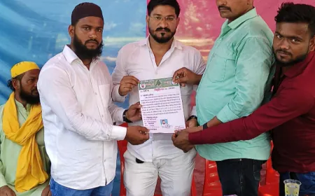 मोहम्मद शोएब बने गाज़ी ए मिल्लत फाउंडेशन के जिलाध्यक्ष, प्रदेश कमेटी ने नियुक्ति पत्र देकर दिया मुबारक़ बाद