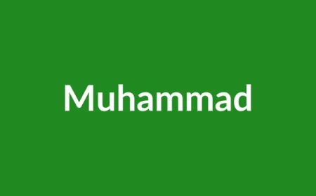 Muhammad Name Meaning in English