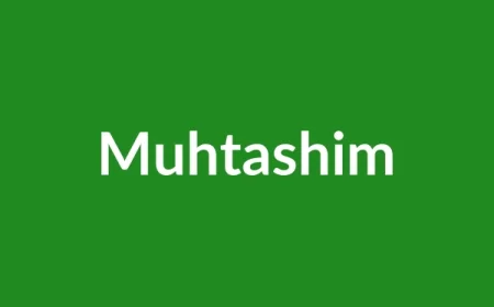 Muhtashim Name Meaning in English