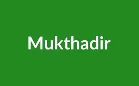 Mukthadir Name Meaning in English