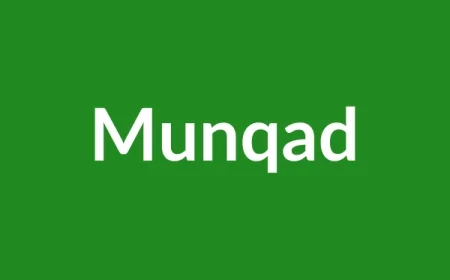 Munqad Name Meaning in English