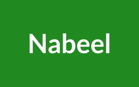 Nabeel Name Meaning in English