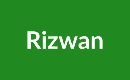 Rizwan Name Meaning in English