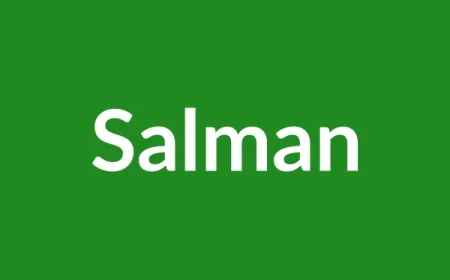 Salman Name Meaning in English