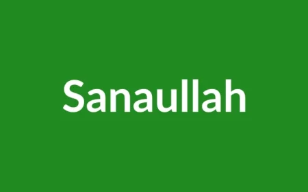 Sanaullah Name Meaning in English