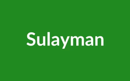 Sulayman Name Meaning in English