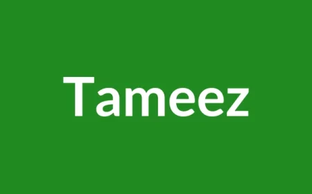Tameez Name Meaning in English