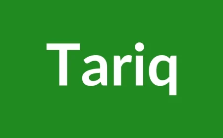 Tariq Name Meaning in English