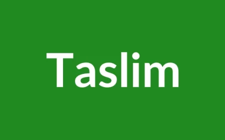 Taslim Name Meaning in English