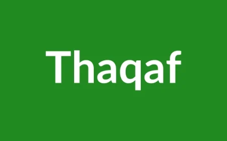 Thaqaf Name Meaning in English