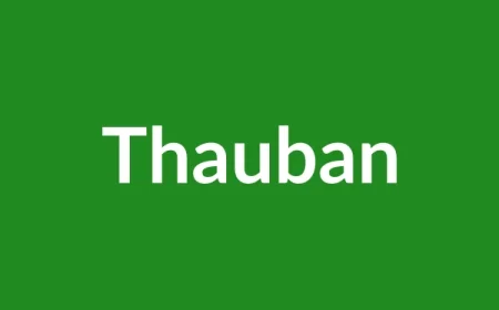 Thauban Name Meaning in English
