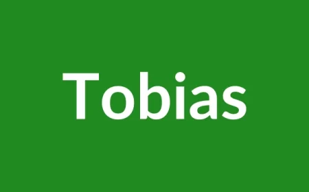 Tobias Name Meaning in English