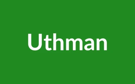 Uthman Name Meaning in English