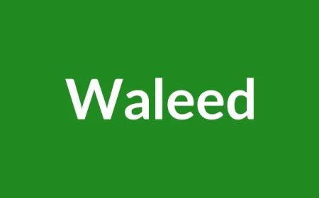 Waleed Name Meaning in English