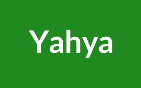 Yahya Name Meaning in English