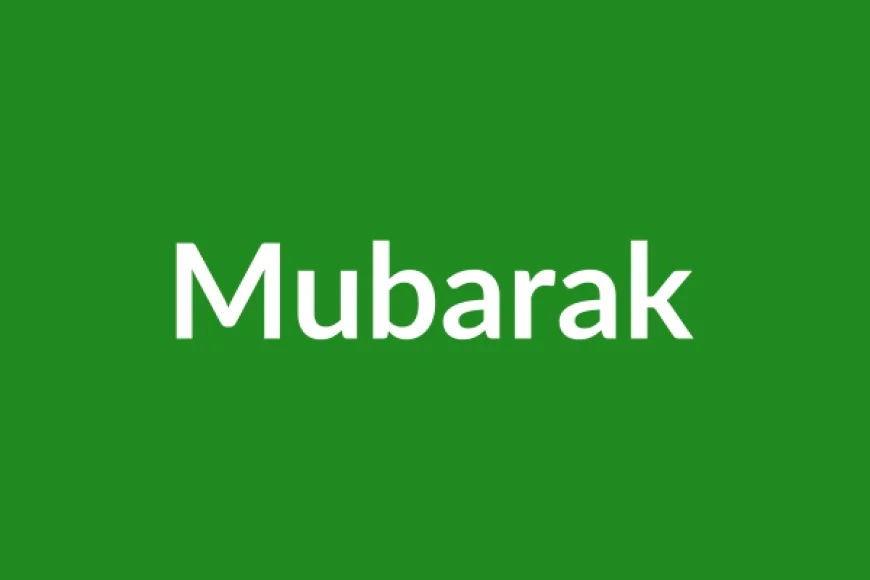 Mubarak Name Meaning in English