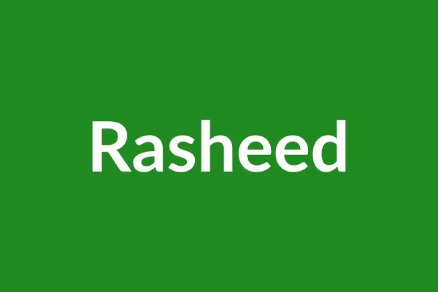 Rasheed Name Meaning in English