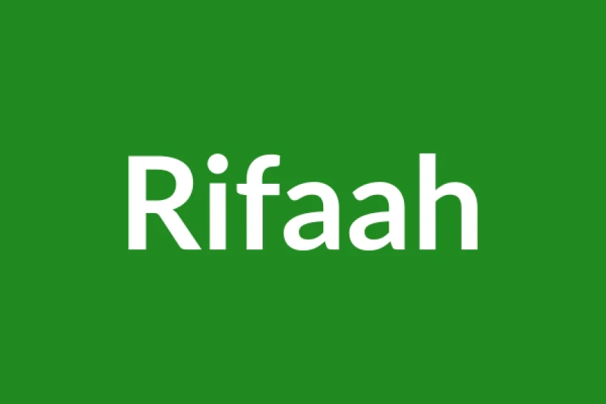 Rifaah Name Meaning in English
