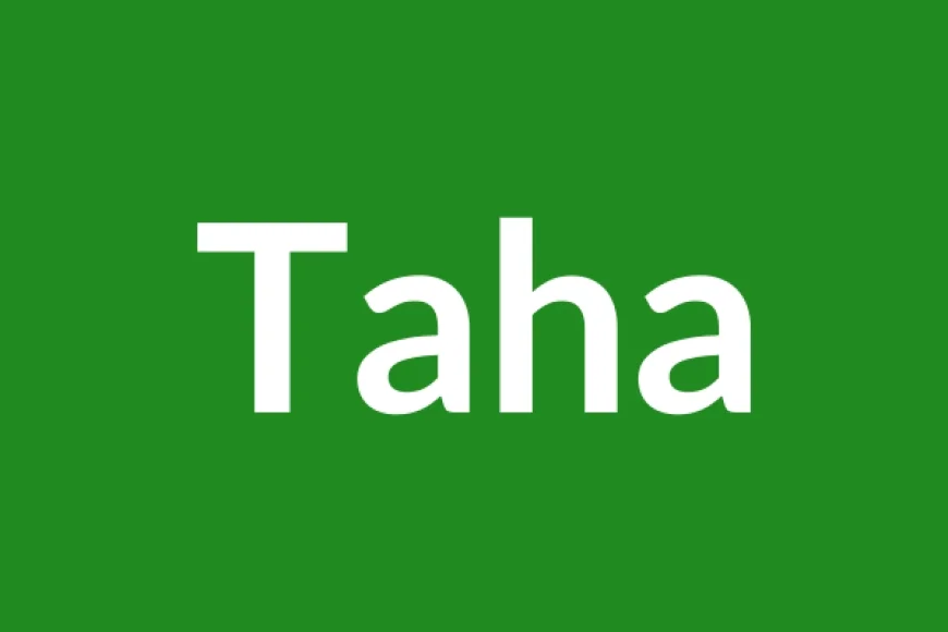 Taha Name Meaning in English