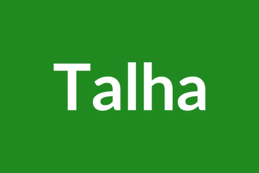 Talha Name Meaning in English