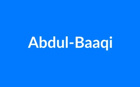 अब्दुल-बाकी नाम का मतलब | Abdul-Baaqi Name Meaning in Hindi