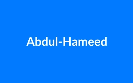 अब्दुल-हमीद नाम का मतलब | Abdul-Hameed Name Meaning in Hindi