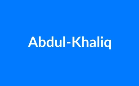 अब्दुल-खालिक नाम का मतलब | Abdul-Khaliq Name Meaning in Hindi