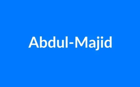 अब्दुल-माजिद नाम का मतलब | Abdul-Majid Name Meaning in Hindi