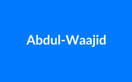 अब्दुल-वाजिद नाम का मतलब | Abdul-Waajid Name Meaning in Hindi