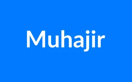 Muhajir नाम का मतलब | Muhajir Name Meaning in Hindi