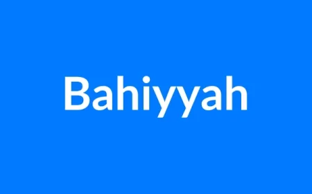 Bahiyyah नाम का मतलब | Bahiyyah Name Meaning in Hindi