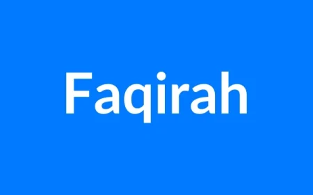 Faqirah नाम का मतलब | Faqirah Name Meaning in Hindi