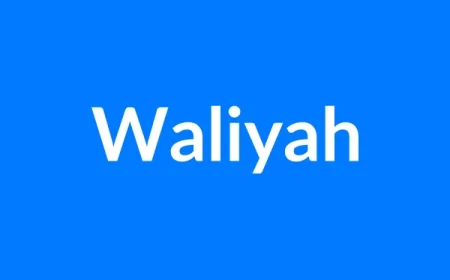 Waliyah नाम का मतलब | Waliyah Name Meaning in Hindi