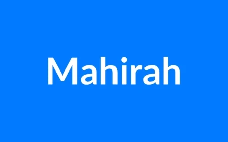 Mahirah Name Meaning | Islamic Girl Name
