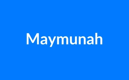 Maymunah Name Meaning | Islamic Girl Name