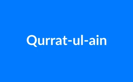 Qurrat-ul-ain Name Meaning | Islamic Girl Name
