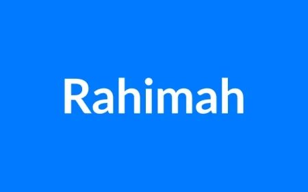 Rahimah Name Meaning | Islamic Girl Name