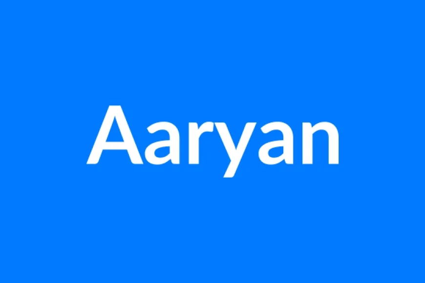 आर्यन नाम का मतलब | Aaryan Name Meaning in Hindi