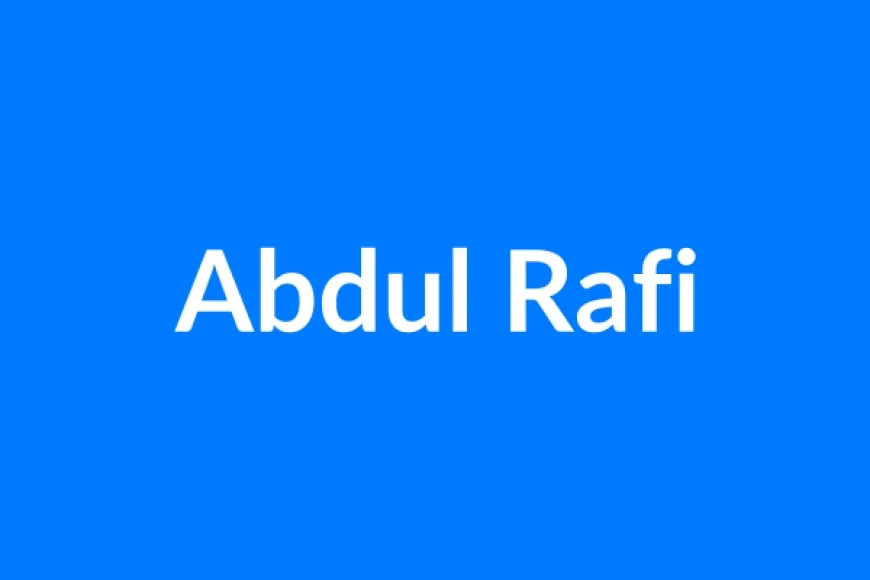 अब्दुल रफी नाम का मतलब | Abdul Rafi Name Meaning in Hindi