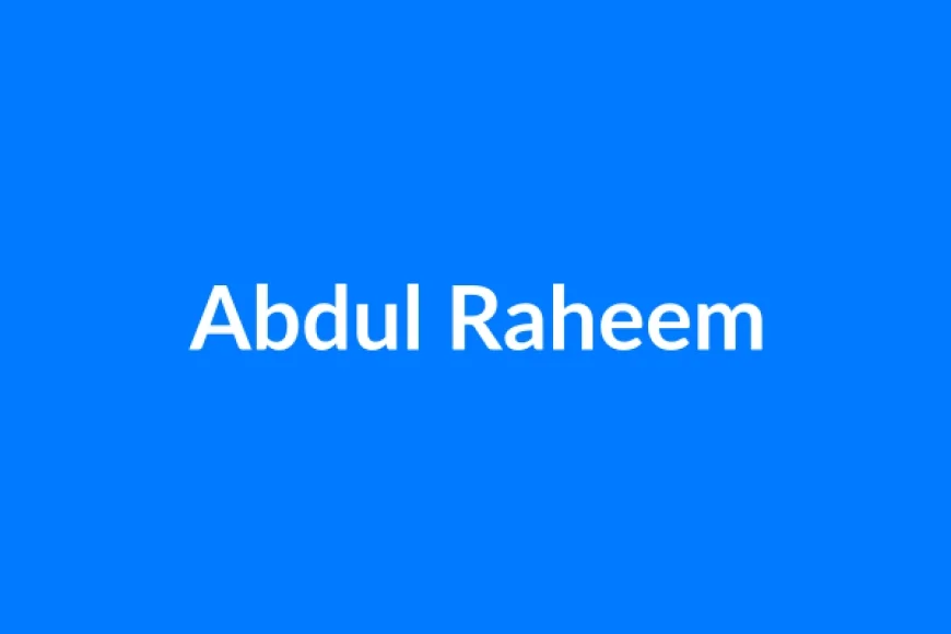 अब्दुल रहीम नाम का मतलब | Abdul Raheem Name Meaning in Hindi