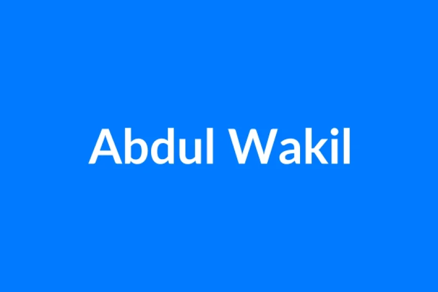अब्दुल वकील नाम का मतलब | Abdul Wakil Name Meaning in Hindi