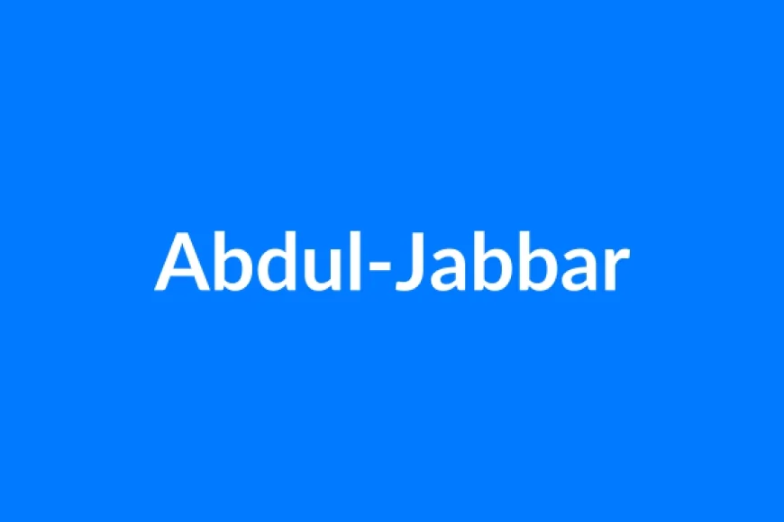 अब्दुल-जब्बार नाम का मतलब | Abdul-Jabbar Name Meaning in Hindi