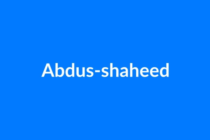 Abdus-Shaheed नाम का मतलब | Abdus-shaheed Name Meaning in Hindi