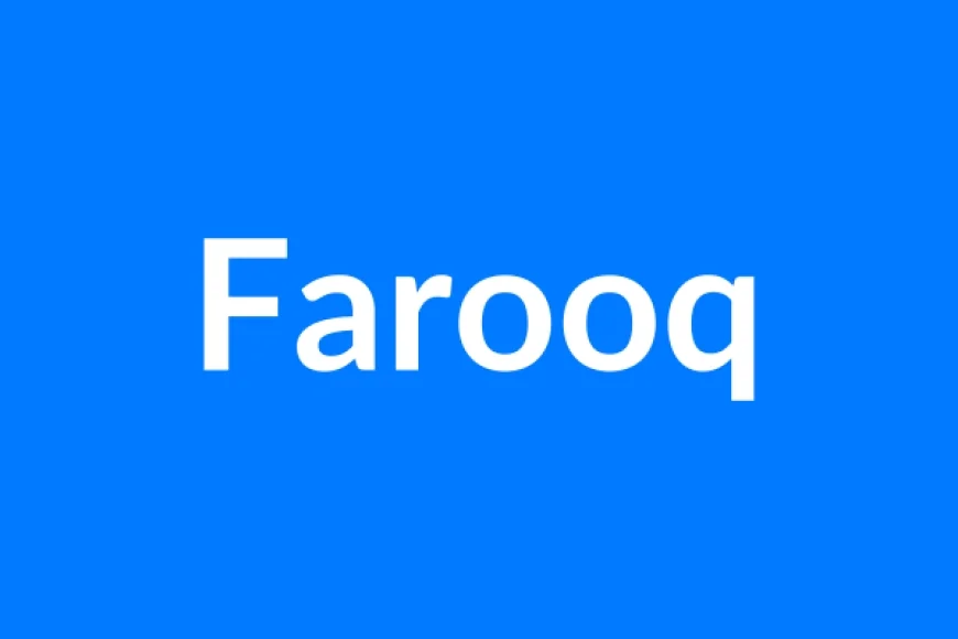 Farooq नाम का मतलब | Farooq Name Meaning in Hindi