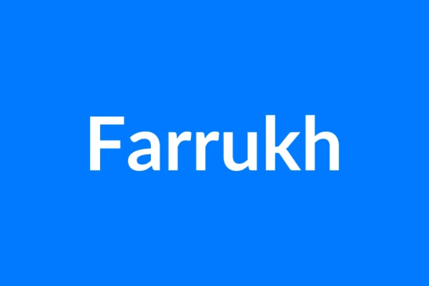 Farrukh नाम का मतलब | Farrukh Name Meaning in Hindi