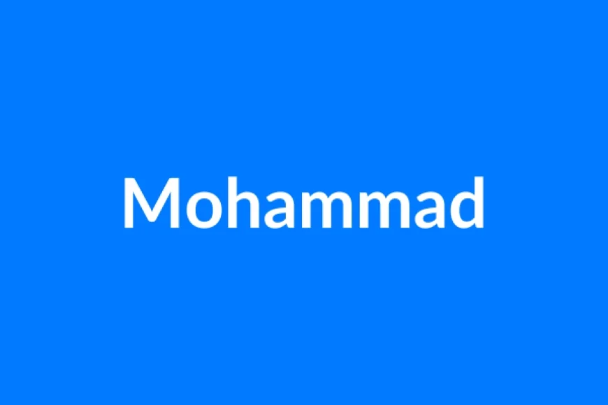 Mohammad नाम का मतलब | Mohammad Name Meaning in Hindi