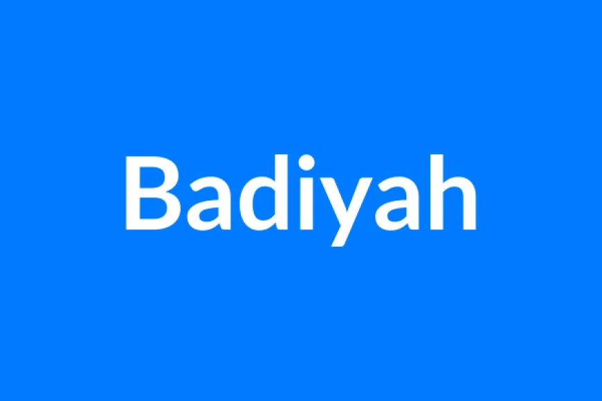 Badiyah नाम का मतलब | Badiyah Name Meaning in Hindi