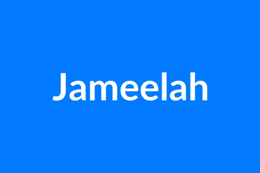 Jameelah नाम का मतलब | Jameelah Name Meaning in Hindi