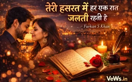 तेरी हसरत में – इश्क़ और एहसासों की गहरी शायरी